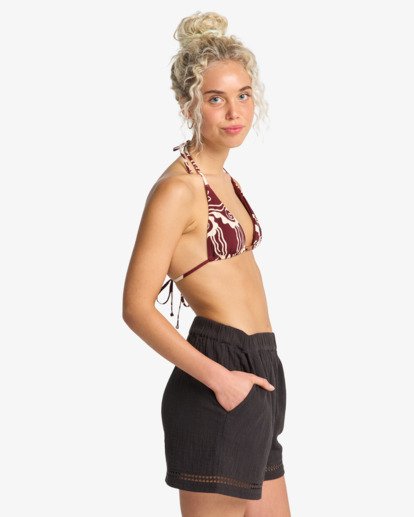 Summers End - Elasticated Shorts for Women  EBJNS00121