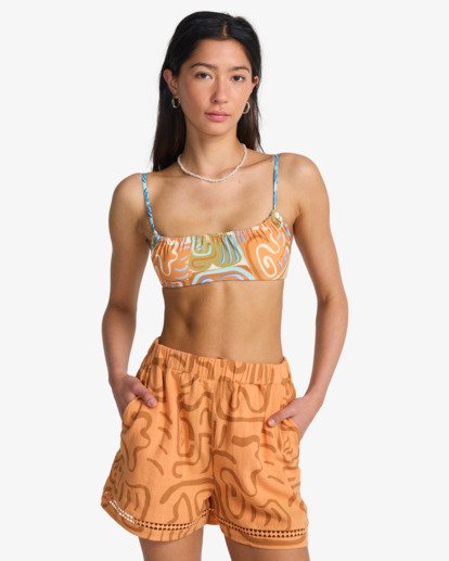 Summers End - Elasticated Shorts for Women  EBJNS00121