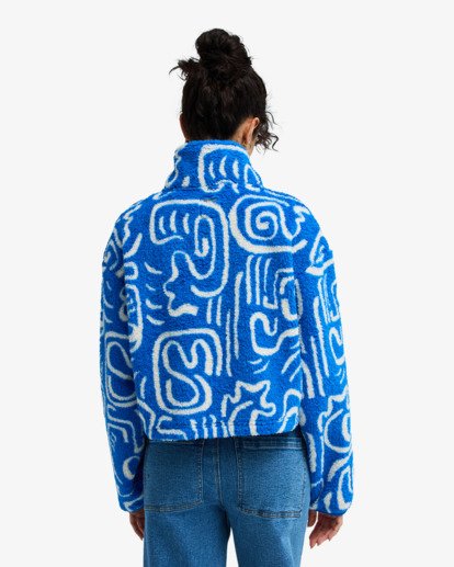 Holiday Cropped - Half Zip Fleece for Women  EBJPF00123