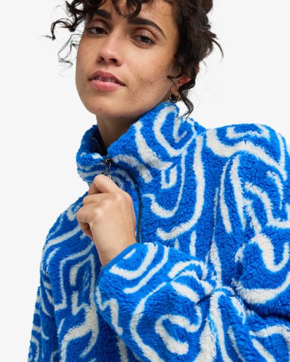 Holiday Cropped - Half Zip Fleece for Women  EBJPF00123