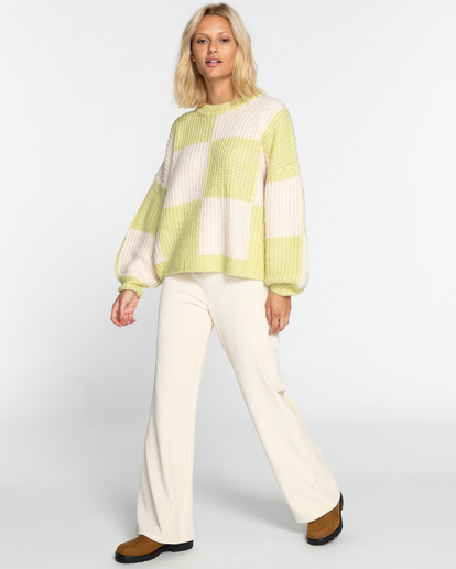 billabong, So Check - Maglia da Donna, PEA POD (gfh0) So Check - Jumper for Women  EBJSW00115