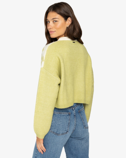 Palm Forever - Crew Neck Jumper for Women  EBJSW00123