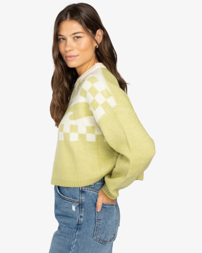 Palm Forever - Crew Neck Jumper for Women  EBJSW00123