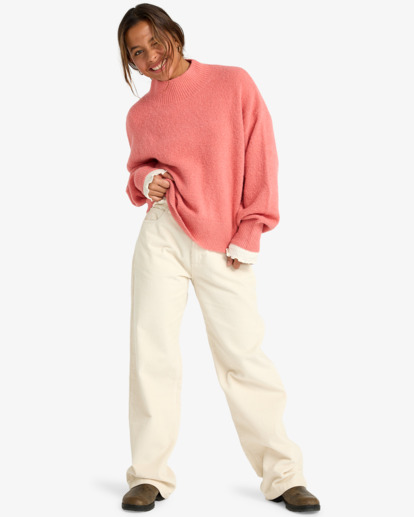 billabong, Love Feeling - Pullover für Frauen, CORAL (cor) Love Feeling - Jumper for Women  EBJSW00139