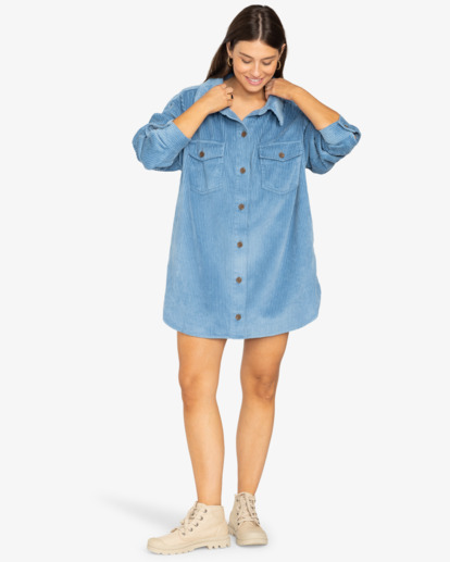 Winter Ocean - Shirt Dress for Women  EBJWD00149