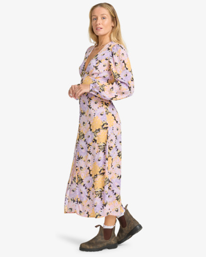 billabong, Cool Night - Midi dress for Women, MULTICO (wbt0) Cool Night - Midi dress for Women  EBJWD00150