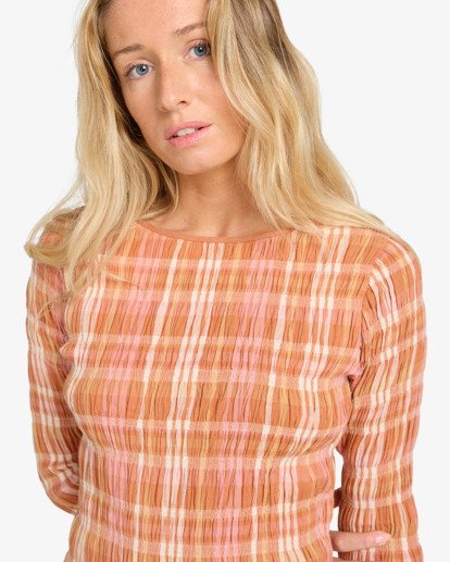 billabong, Check Me Out - Mini-Kleid für Frauen, SUNBURNT (clt0) Check Me Out - Mini Dress for Women  EBJWD00160