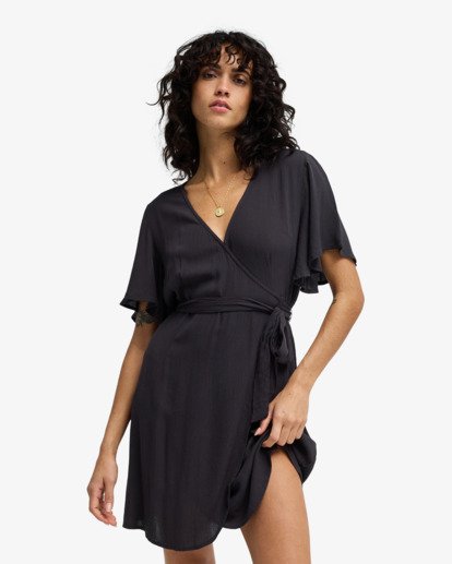 All For You - Mini Wrap Dress for Women  EBJWD00170