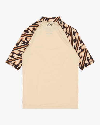 Tropic Surf Print - Short Sleeve Rash Vest for Women  EBJWR03047