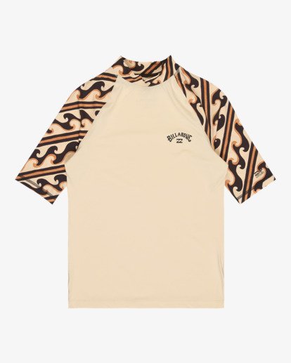 Tropic Surf Print - Short Sleeve Rash Vest for Women  EBJWR03047