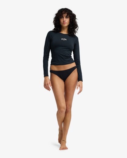 Crop Lycra - Long Sleeve Cropped Rash Vest for Women  EBJWR03051