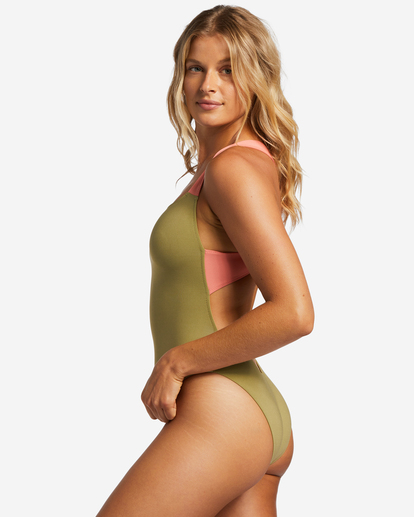 billabong, A/Div - One-Piece Swimsuit for Women, CEDAR (ced) A/Div - One-Piece Swimsuit for Women  EBJX100104