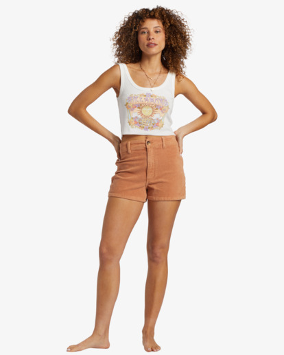 Ray Of Sunshine - Cropped Tank Top for Women  EBJZT00294