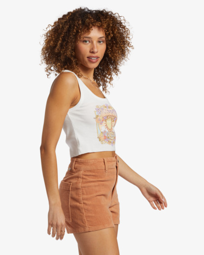 Ray Of Sunshine - Cropped Tank Top for Women  EBJZT00294