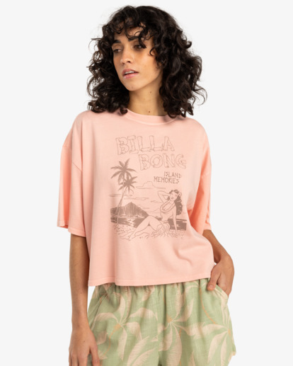 Island Memories - Short Sleeves T-Shirt for Women  EBJZT00427