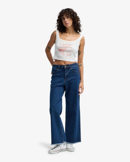 billabong, In My Dreams - Maglietta serigrafata a maniche corte da Donna, SALT CRYSTAL (scs) In My Dreams - Short Sleeve T-Shirt for Women  EBJZT00457