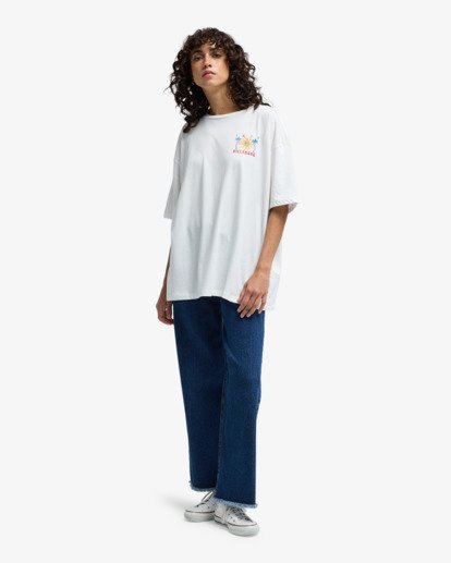 billabong, Hot Haze - Short Sleeve T-Shirt for Women, SALT CRYSTAL (scs) Hot Haze - Short Sleeve T-Shirt for Women  EBJZT00460