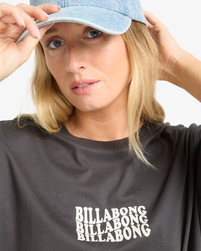 billabong, In The Beyond - Short Sleeve T-Shirt for Women, OFF BLACK (ofb) In The Beyond - Short Sleeve T-Shirt for Women  EBJZT00469