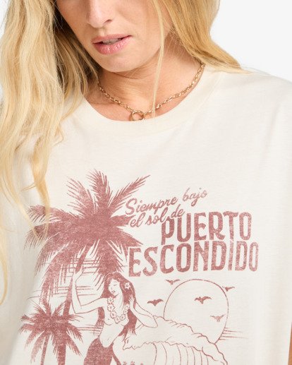 billabong, Oriana - Short Sleeve T-Shirt for Women, WHITECAP (wcp) Oriana - Short Sleeve T-Shirt for Women  EBJZT00474