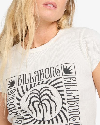 billabong, Sun Lovers - Short Sleeve T-Shirt for Women, SALT CRYSTAL (scs) Sun Lovers - Short Sleeve T-Shirt for Women  EBJZT00485