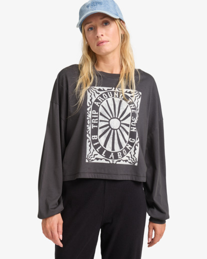 Trip Around - Long Sleeve T-Shirt for Women  EBJZT00491
