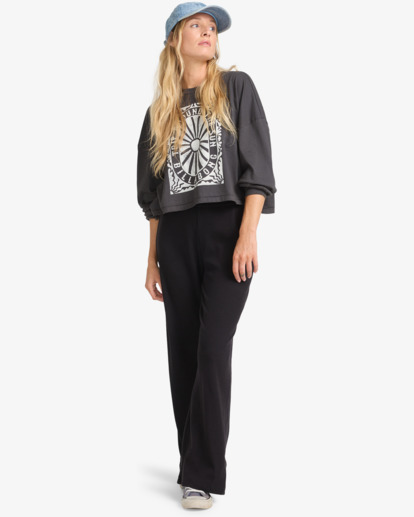 billabong, Trip Around - Long Sleeve T-Shirt for Women, OFF BLACK (ofb) Trip Around - Long Sleeve T-Shirt for Women  EBJZT00491