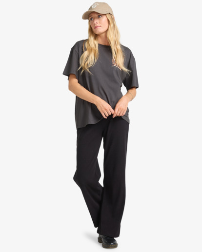 billabong, Always Looking - Short Sleeve T-Shirt for Women, OFF BLACK (ofb) Always Looking - Short Sleeve T-Shirt for Women  EBJZT00496