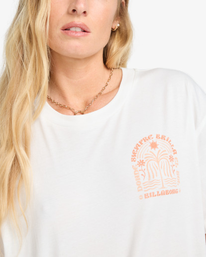 billabong, Always Looking - T-Shirt für Frauen, SALT CRYSTAL (scs) Always Looking - Short Sleeve T-Shirt for Women  EBJZT00496