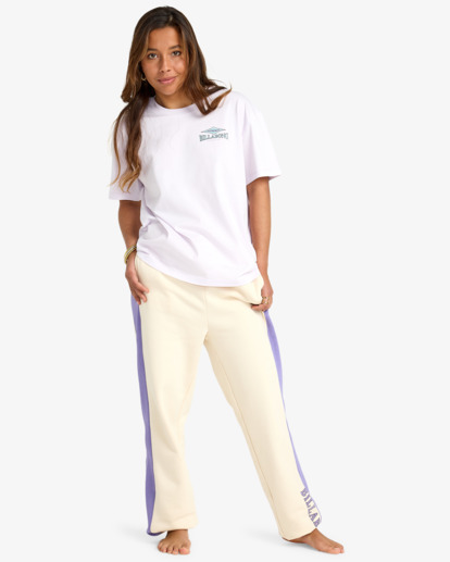 billabong, Heritage Backer - T-shirt met korte mouwen voor Dames, VIOLET ICE (vic) Heritage Backer - Short Sleeve T-Shirt for Women  EBJZT00556
