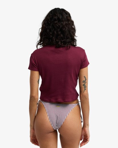 Catch Some Sun - Cropped T-Shirt for Women  EBJZT00564