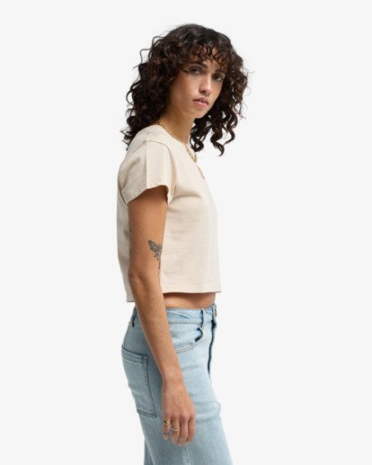 Triple Stacked - Cropped T-Shirt for Women  EBJZT00565