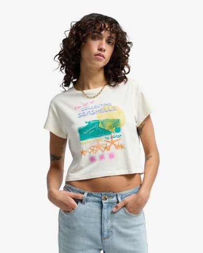 Coastal Adventures - Cropped T-Shirt for Women  EBJZT00566
