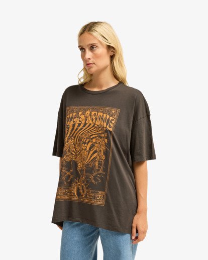 billabong, Right Place Right Time - T-shirt met korte mouwen voor Dames, OFF BLACK (ofb) Right Place Right Time - Short Sleeve T-Shirt for Women  EBJZT00600