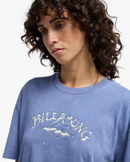 billabong, Australian Roots - T-shirt met korte mouwen für Dames, STONE BLUE (snb) Australian Roots - Short Sleeve T-Shirt for Women  EBJZT00605