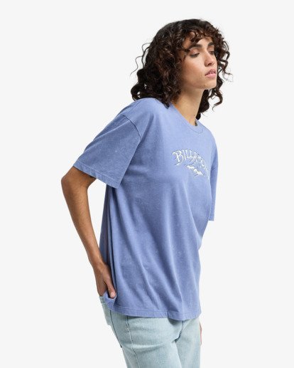 billabong, Australian Roots - T-shirt met korte mouwen für Dames, STONE BLUE (snb) Australian Roots - Short Sleeve T-Shirt for Women  EBJZT00605