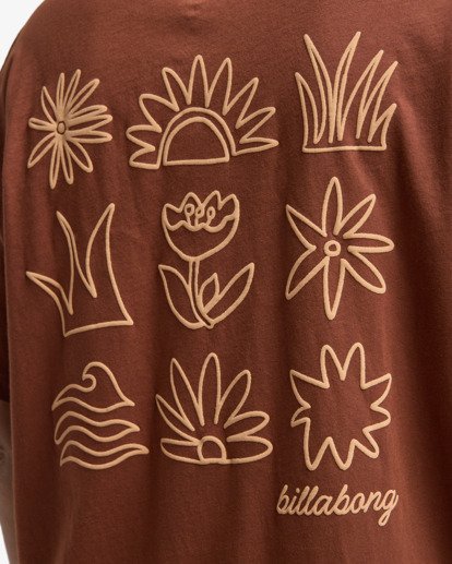billabong, Fresh Glance - T-shirt met korte mouwen für Dames, COWHIDE (cow) Fresh Glance - Short Sleeve T-Shirt for Women  EBJZT00606