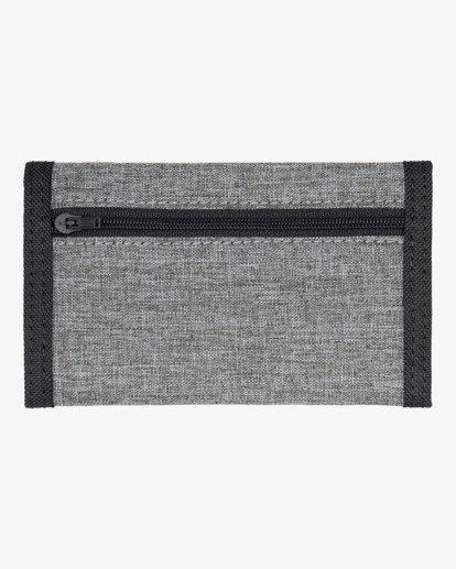 billabong, Tribong Patch - Dreifach faltbares Portemonnaie für Männer, GREY HEATHER (grh) Tribong Patch - Tri-Fold Wallet for Men  EBYAA00127