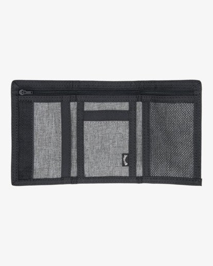 billabong, Tribong Patch - Dreifach faltbares Portemonnaie für Männer, GREY HEATHER (grh) Tribong Patch - Tri-Fold Wallet for Men  EBYAA00127