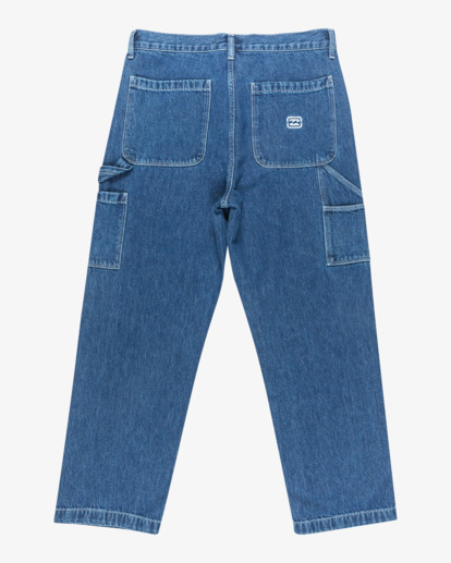 billabong, Bad Dog Workwear Denim - Jean d'inspiration Workwear pour Homme, OCEAN WASH (ocs) Bad Dog Workwear Denim - Workwear Inspired Jean for Men  EBYDP03002