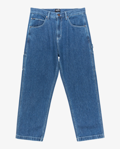 billabong, Bad Dog Workwear Denim - Jean d'inspiration Workwear pour Homme, OCEAN WASH (ocs) Bad Dog Workwear Denim - Workwear Inspired Jean for Men  EBYDP03002