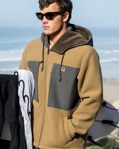 Boundary Sherpa - Zip-Up Hoodie for Men  EBYFT00123