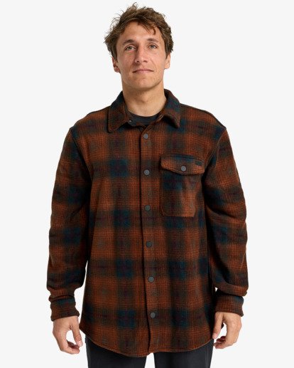 Furnace Flannel - Furnace Fleece Top With Mechanical Stretch for Men  EBYFT00145