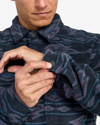 billabong, Furnace Flannel - Furnace-Fleece-Oberteil für Männer, NAVY (nvy) Furnace Flannel - Furnace Fleece Top With Mechanical Stretch for Men  EBYFT00145