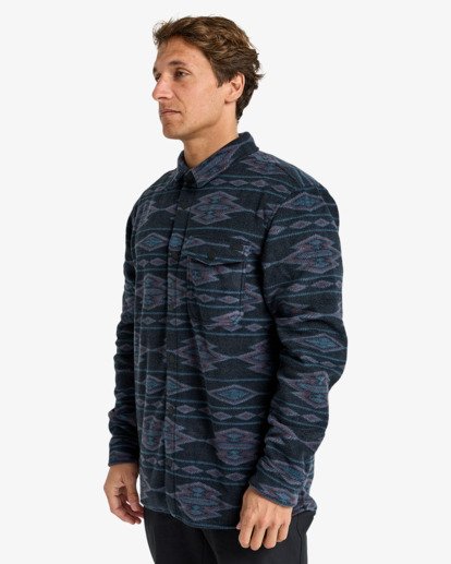 billabong, Furnace Flannel - Furnace-Fleece-Oberteil für Männer, NAVY (nvy) Furnace Flannel - Furnace Fleece Top With Mechanical Stretch for Men  EBYFT00145