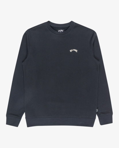 billabong, Arch Cr - Sweater met ronde hals voor Heren, BLACK (blk) Arch Cr - Crew Sweatshirt for Men  EBYFT00146