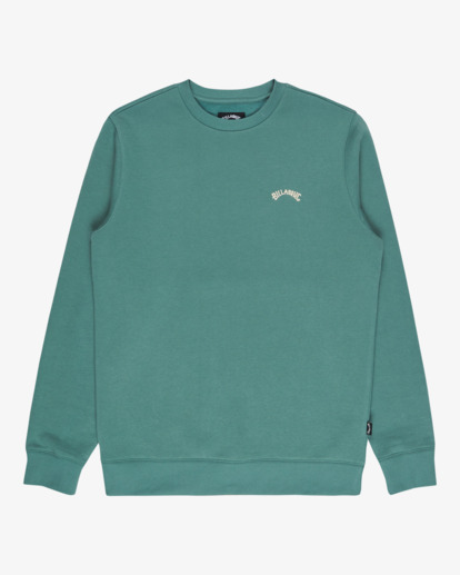 billabong, Arch Cr - Sweater met ronde hals voor Heren, SAGEBRUSH (bmr0) Arch Cr - Crew Sweatshirt for Men  EBYFT00146