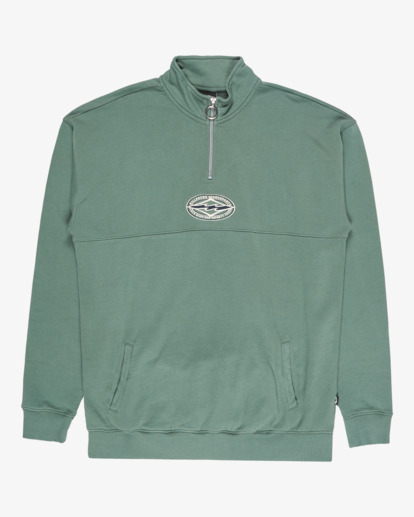 billabong, Core Lord Half Zip - Half Zip Sweatshirt for Men, HUNTER (gpl0) Core Lord Half Zip - Half Zip Sweatshirt for Men  EBYFT00150