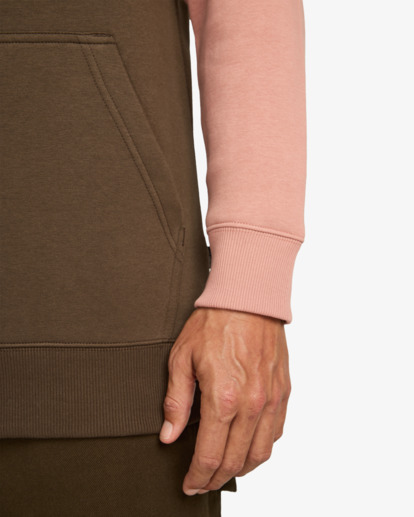 billabong, Arch Block Po - Hoodie for Men, DARK CEDAR (csr0) Arch Block Po - Hoodie for Men  EBYFT00155