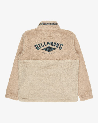 billabong, Boundary Tombstone - Polaire à col montant zippé pour Homme, DESERT (des) Boundary Tombstone - Half Zip Mock Neck Fleece for Men  EBYFT00158