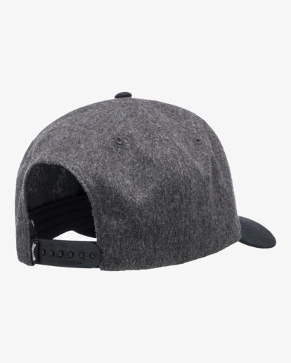 billabong, Stacked - Snapback Cap for Men, CHARCOAL (chr) Stacked - Snapback Cap for Men  EBYHA00139